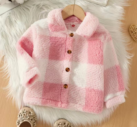 Pink Plaid Fleece