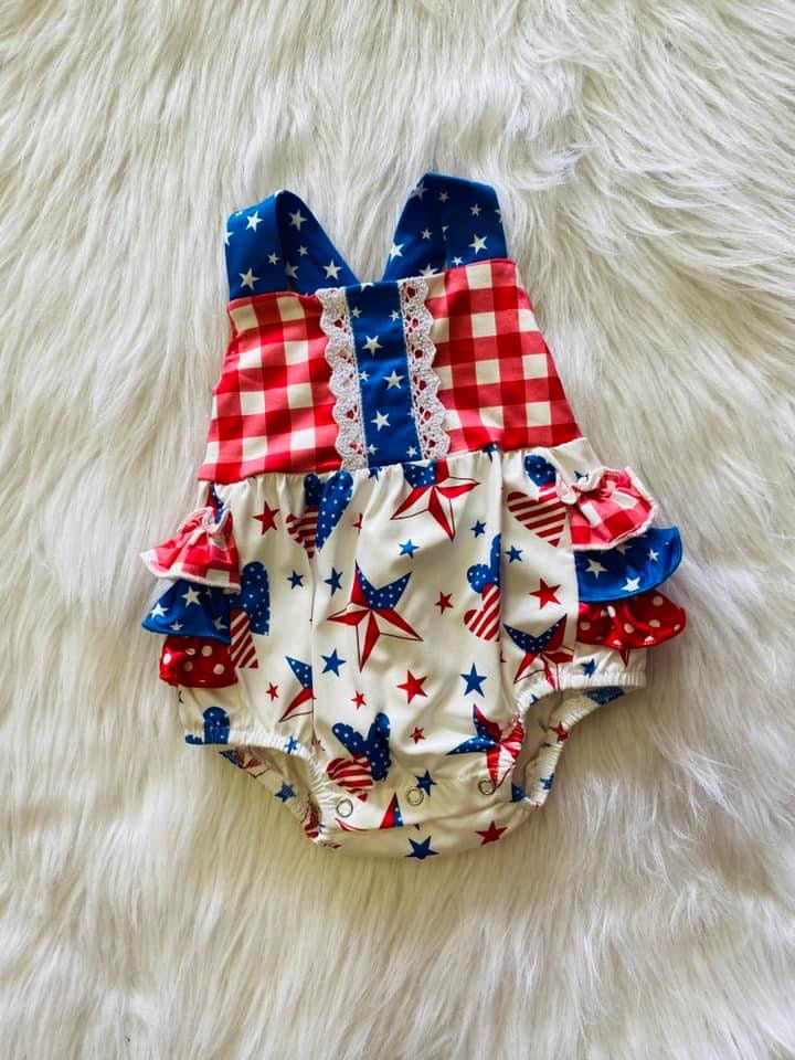 USA Hearts and Stars Infant Bubble
