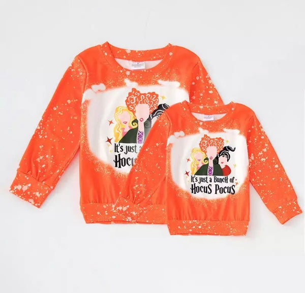 Orange Hocus Bleach Top