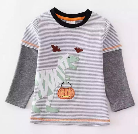 Dino Trick or Treat Top