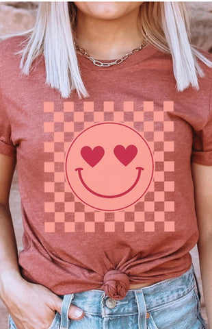 Smiley Heart Adult T